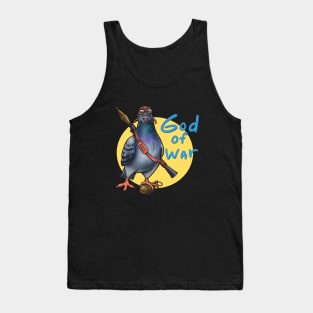 God of war,a dove with a weapon Tank Top